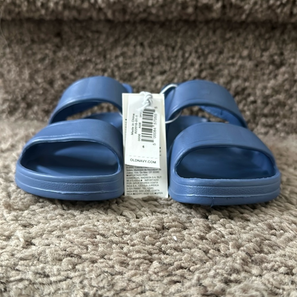 Old Navy NWT Blue Sandals Size 6 - Picture 2 of 6